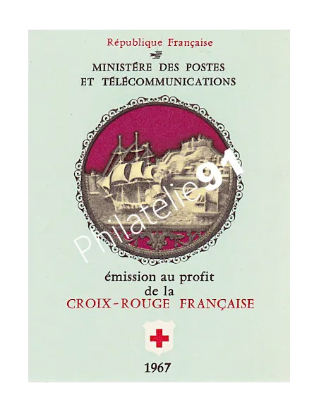 Carnet  Croix-Rouge n° 2016 - Année 1967, Collection timbres France