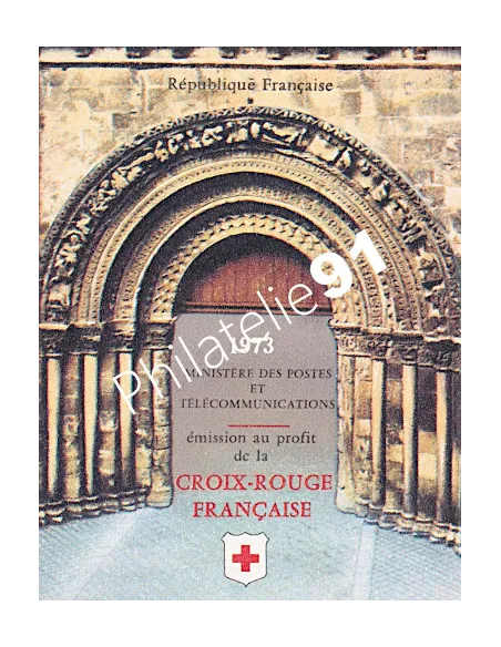 Carnet  Croix-Rouge n° 2022 - Année 1973, Collection timbres France
