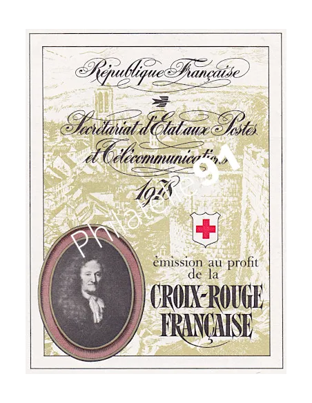 Carnet  Croix-Rouge n° 2027 - Année 1978, Collection timbres France