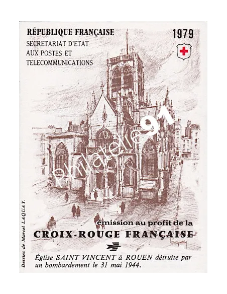 Carnet  Croix-Rouge n° 2028 - Année 1979, Collection timbres France
