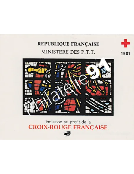 Carnet  Croix-Rouge n° 2030 - Année 1981, Collection timbres France