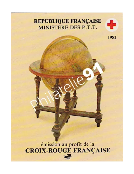 Carnet  Croix-Rouge n° 2031 - Année 1982, Collection timbres France
