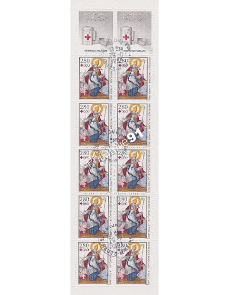 Carnet  Croix-Rouge n° 2042 - Année 1993, Collection timbres France