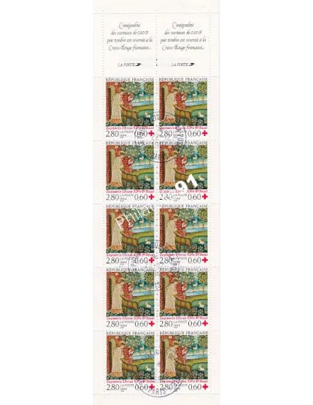 Carnet  Croix-Rouge n° 2043 - Année 1994, Collection timbres France