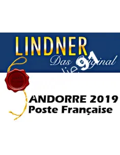 Andorre Poste française 2019, LINDNER, matériel philatélique