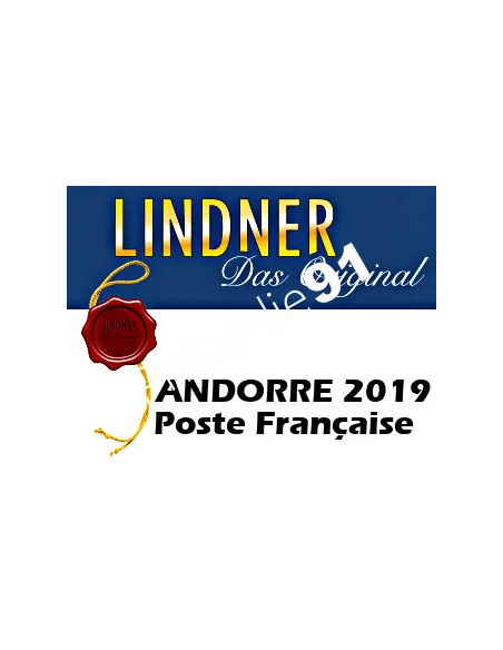 Andorre Poste française 2019, LINDNER, matériel philatélique