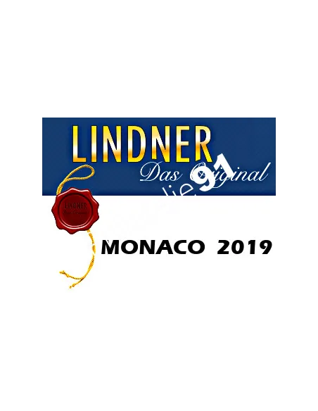 LINDNER - Feuilles pré-imprimées MONACO 2019, matériel philatélique
