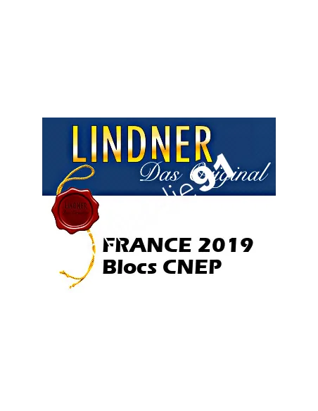 Lindner, FRANCE Blocs CNEP 2019, matériel philatélique
