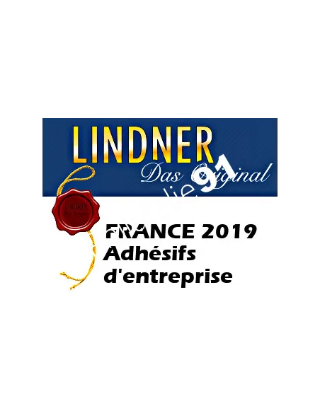 Lindner, FRANCE adhésifs 2019, matériel philatélique