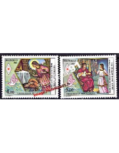 MONACO - n° 1691 à 1692 - Croix-Rouge monégasque-Ste Dévôte (III