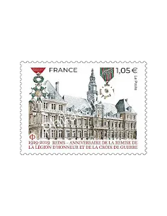 Timbre n° 5338, Reims, centenaire de la Légion d'honneur, collection timbres France
