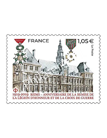 Timbre n° 5338, Reims, centenaire de la Légion d'honneur, collection timbres France