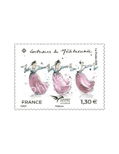 Timbre n° 5339, EUROMed, costumes de Méditerranée, timbres France