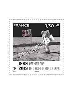 Timbre n° 5340, Premier pas de l’homme sur la Lune, timbres France