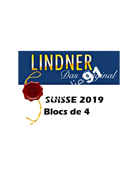Suisse 2019, LINDNER, matériel philatélique