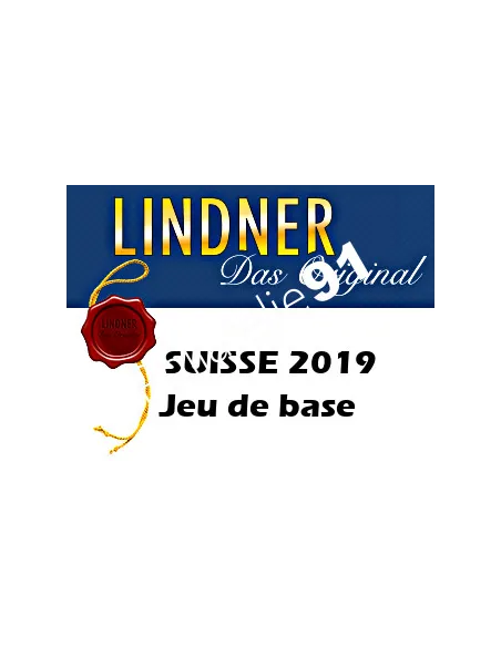 Suisse 2019, LINDNER, matériel philatélique