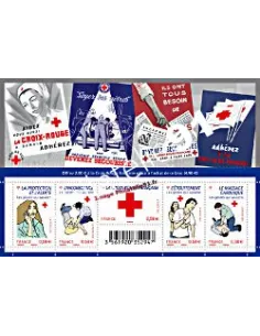 Timbre n° 4520 à 4524 - F4520 - Bloc Croix-Rouge Française
