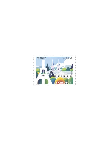 Timbre n° 5345, Le Creusot, timbre France