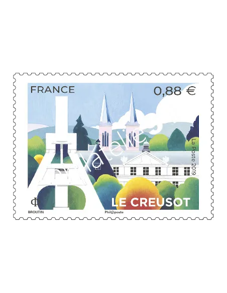 Timbre n° 5345, Le Creusot, timbre France