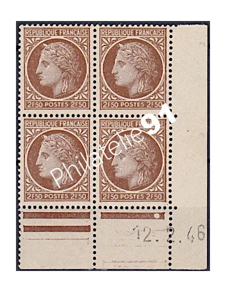 Coin daté du Timbre n° 681, Collection timbres France