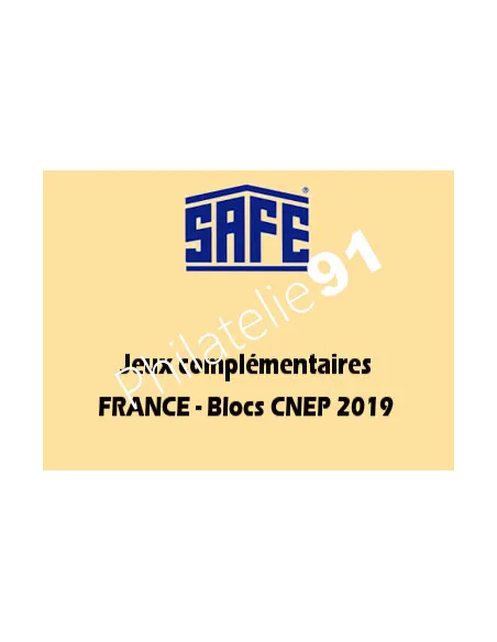 Jeu SAFE-dual France 2019, matériel philatélique
