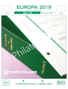 JEU FE EUROPA 2019 Yvert et Tellier, matériel philatélie