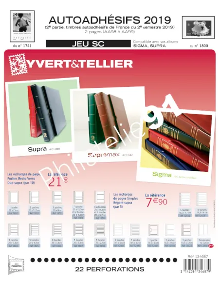 FRANCE SC 2019, matériel philatélique