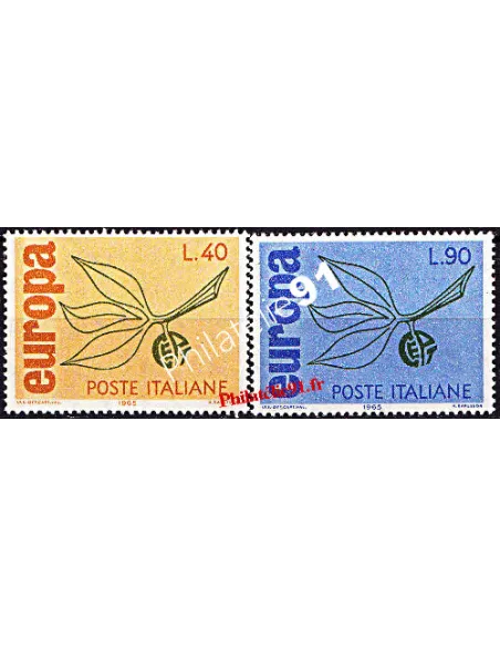 ITALIE n° 928 à 929, EUROPA 1965, collection de timbres d'Europe