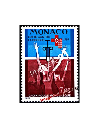 Timbres de MONACO n° 2106 - Croix-Rouge monégasque