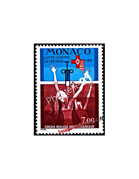 Timbres de MONACO n° 2106 - Croix-Rouge monégasque