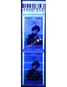 Variété sur timbre n° 4504, Paire de Timbre, collection timbres France