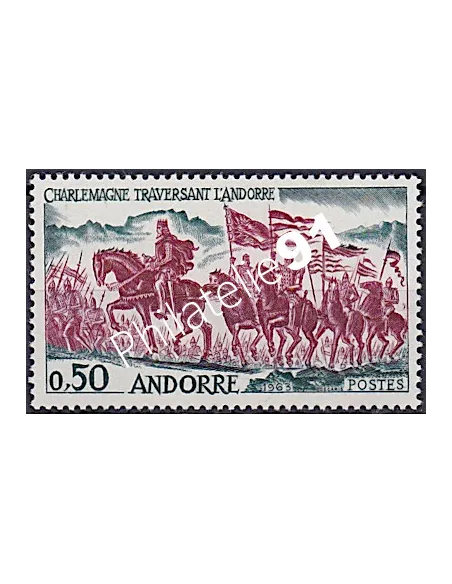 Andorre Français, n° 167, collection timbres Andorre