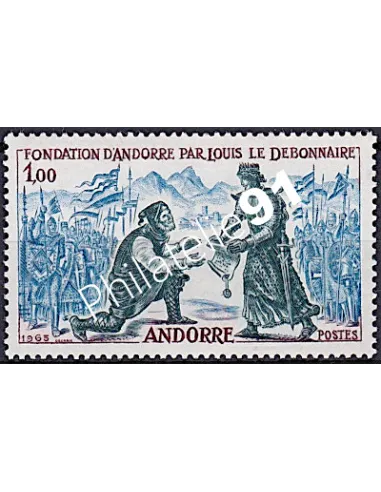 Andorre Français, n° 169, collection timbres Andorre