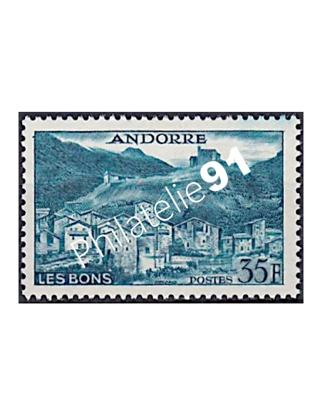 Timbre n° 150A, collection Timbre Andorre Français