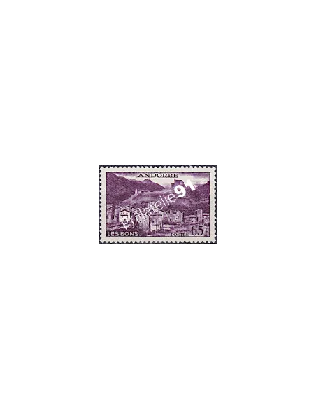 Timbre n° 152A, collection Timbre Andorre Français