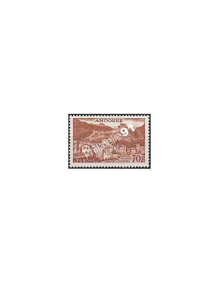 Timbre n° 152B, collection Timbre Andorre Français