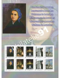 Timbres Collectors, COL 1, Lourdes, collection timbres France