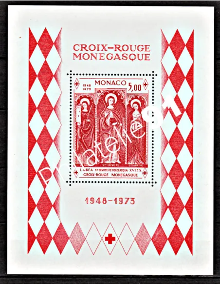 Bloc-feuillet de MONACO n° 7 - Croix-Rouge monégasque