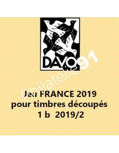 DAVO Jeu Luxe France 2019 découpés de blocs & carnets, philatélie