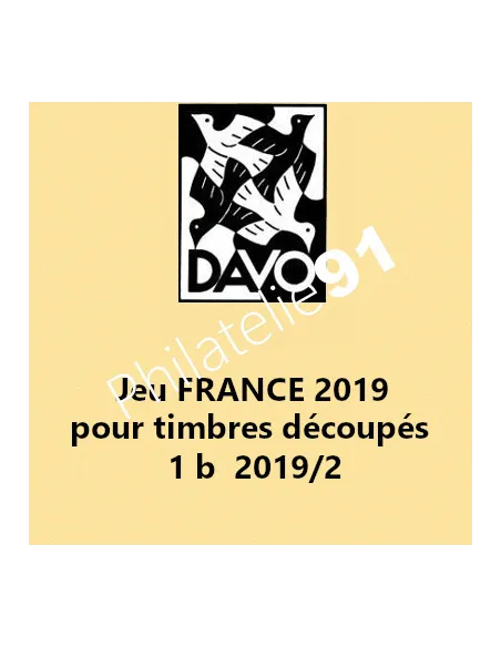 DAVO Jeu Luxe France 2019 découpés de blocs & carnets, philatélie