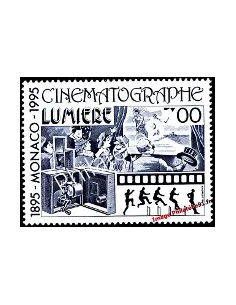 Timbre de MONACO n° 1998 - Centenaire du cinéma