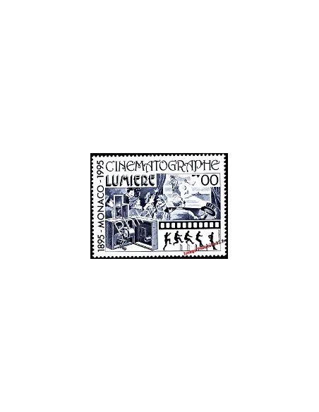 Timbre de MONACO n° 1998 - Centenaire du cinéma