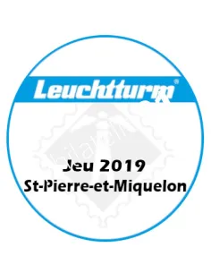 Feuilles SF LEUCHTTURM St Pierre et Miquelon 2019, matériel philatélique