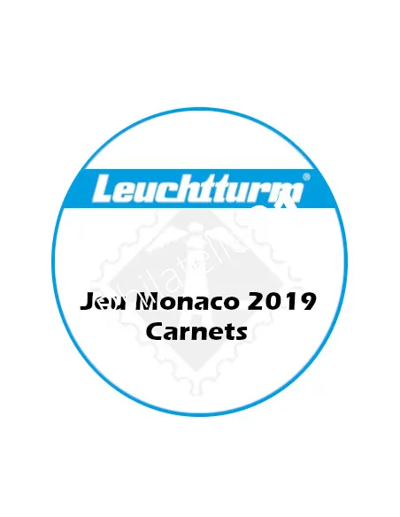 LEUCHTTURM MONACO carnets 2019, matériel philatélique