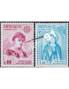 MONACO - n° 1003 à 1004 ** - EUROPA - 1975 - Peintures