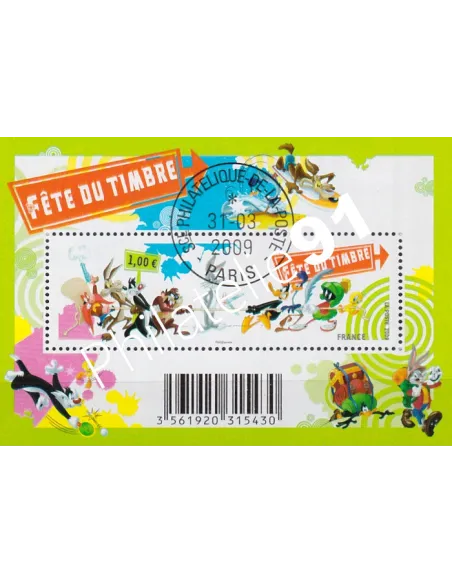 Feuille n° 4341, Feuille Looney Tunes, Collection timbres France