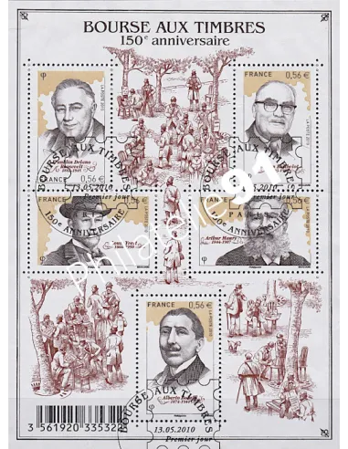 Feuille n° 4447, Feuille Bourse aux timbres, Collection timbres France