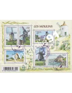 Feuille n° 4485, Feuille Moulins, Collection timbres France
