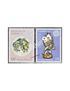 Timbres EUROPA - MONACO - n° 1062 à 1063 - Année 1976 - Artisanat