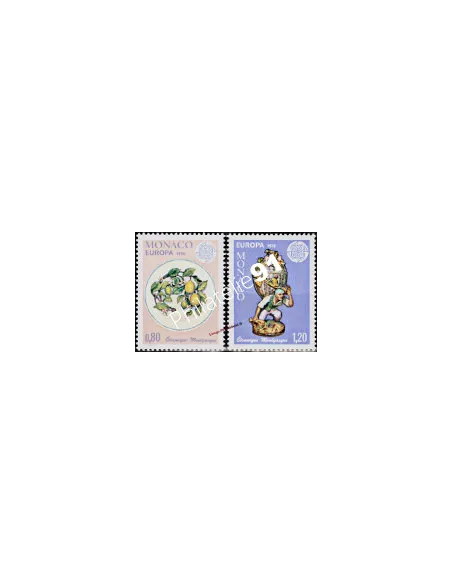 Timbres EUROPA - MONACO - n° 1062 à 1063 - Année 1976 - Artisanat